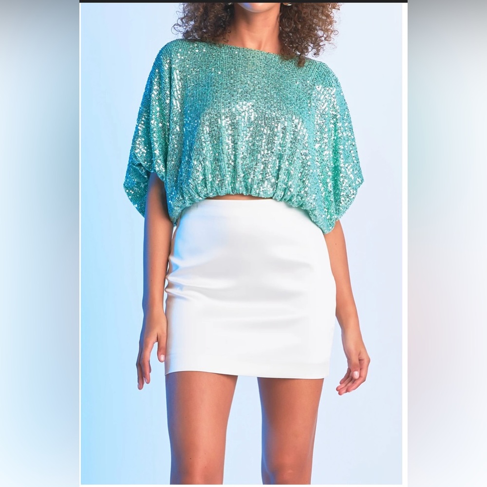 Endless Rose Sequin Crop Top